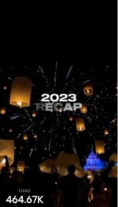 2023 Memories Capcut Template Link 2023