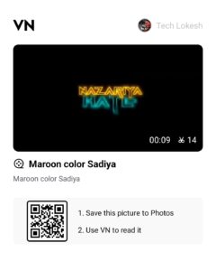 Maroon Color Sadiya Song Vn Template