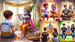 Krishna Janmashtami First Letter 3D Name Ai Image Creator Prompts