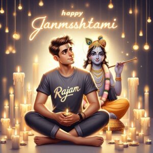 Krishna Janmashtami First Letter 3D Name Ai Image Creator Prompts