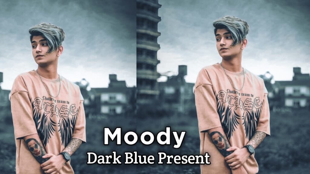 moody dark blue