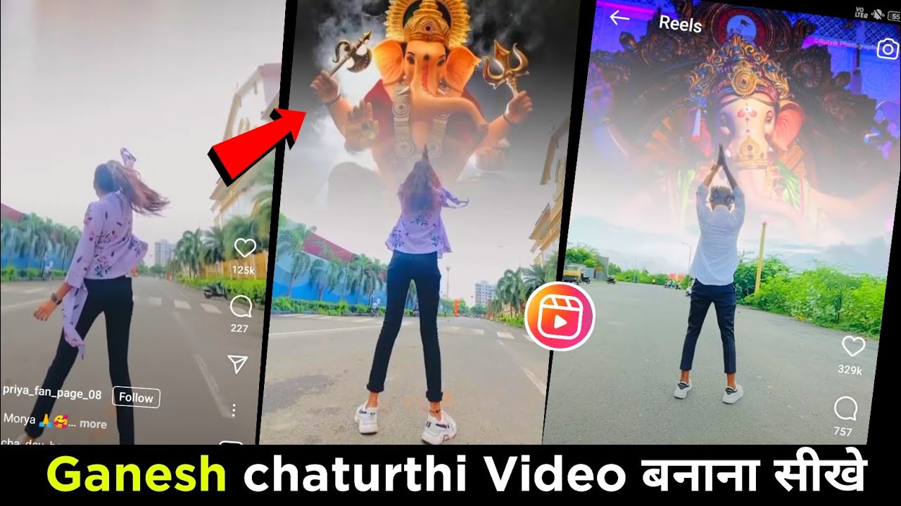 ganesh chaturthi video editing | instagram reels sky ganesh photo video  editing | reels new trend - TECH LOKESH