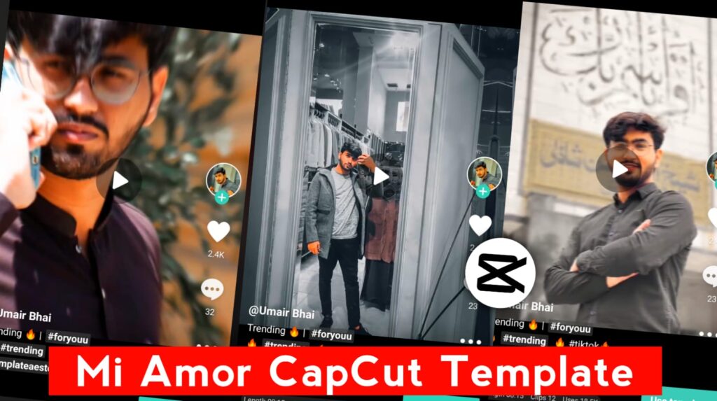 Mi Amor Shake Transition Capcut Template