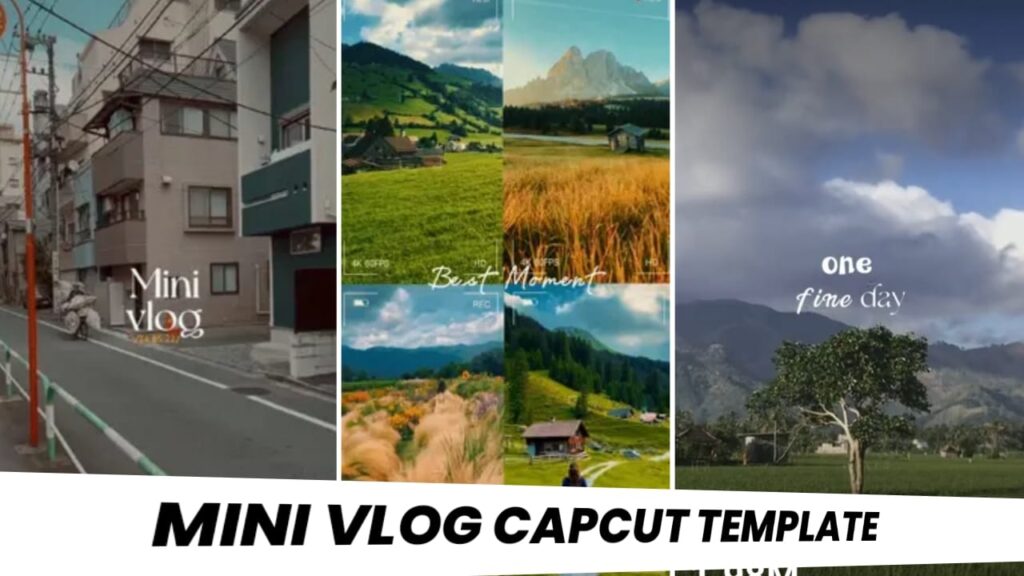Mini Vlog Capcut Template Link 2023