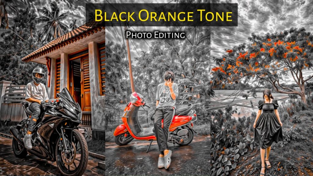 Black Orange Tone Lightroom Preset 2024