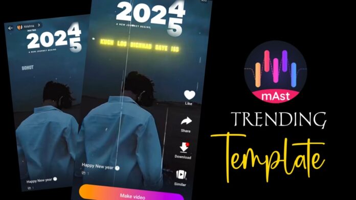 Mast App Happy New Year 2025 Template